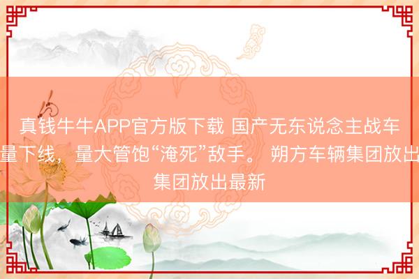 真钱牛牛APP官方版下载 国产无东说念主战车大批量下线，量大管饱“淹死”敌手。 朔方车辆集团放出最新